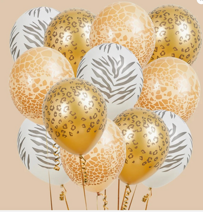 Ballons Safari (lot de 12)