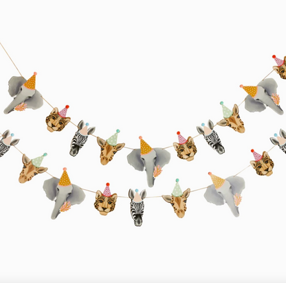 Guirlande pompons animaux
