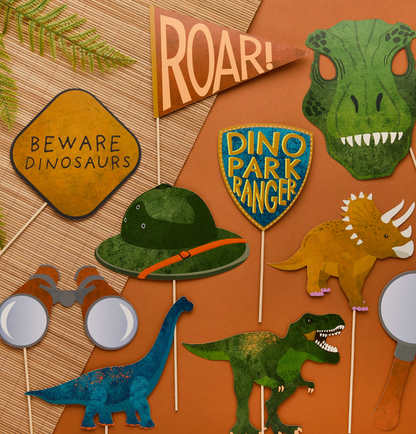 Accessoires photo (lot de 10) - Dino