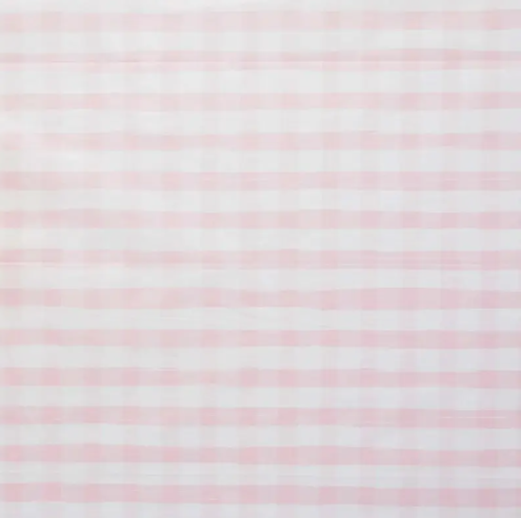 Nappe en papier Vichy rose