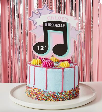 Cake topper personnalisé Let's Dance