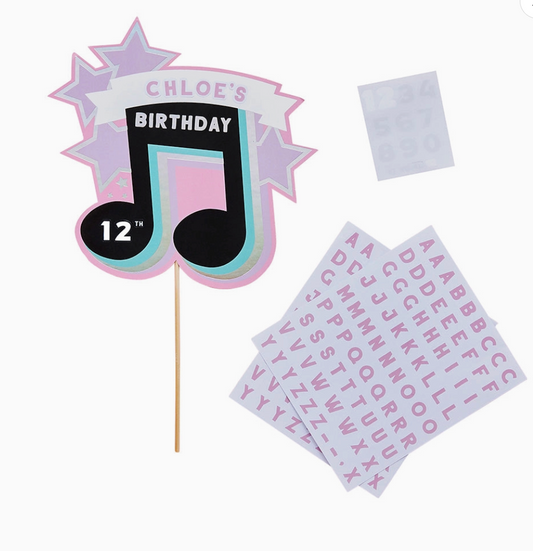Cake topper personnalisé Let's Dance
