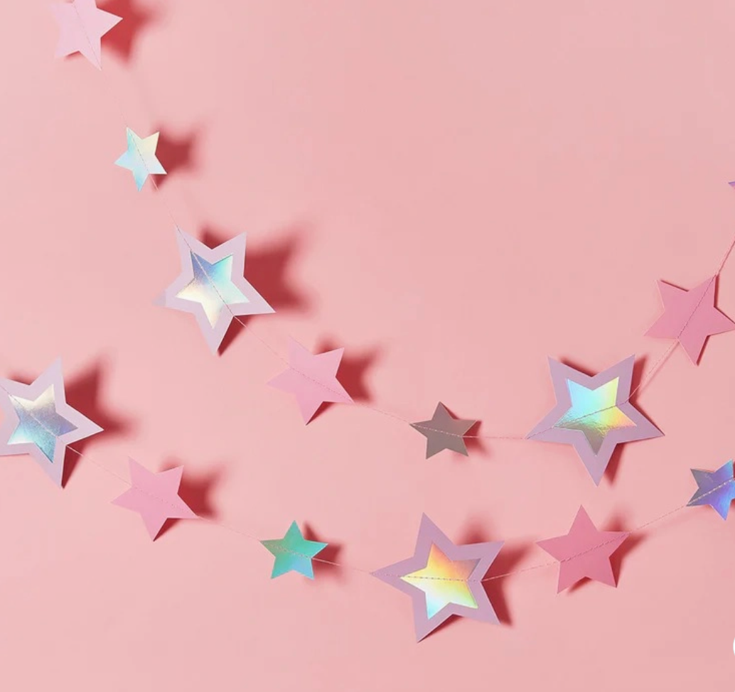 Guirlande stars 5 mètre