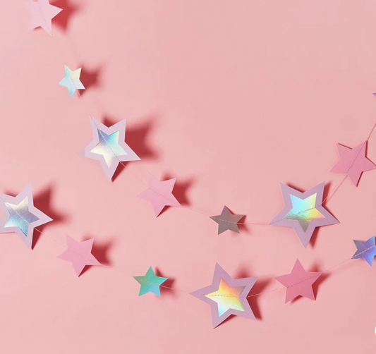 Guirlande stars 5 mètre