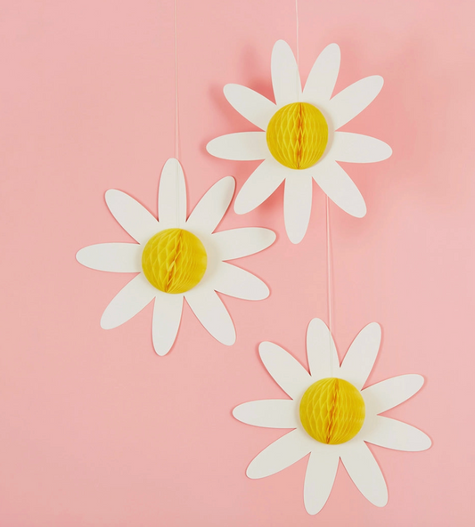 Marguerite suspendu - Lot de 3