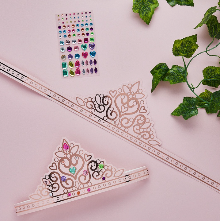 Kit de couronne en papier à faire soi-même - Lot de 4