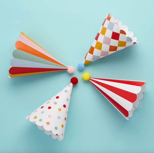 Chapeaux de fête de cirque - Lot de 8