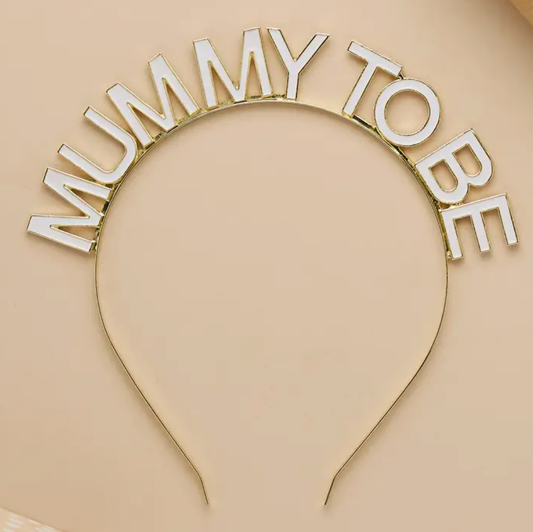 Serre tête en métal "Future Maman"