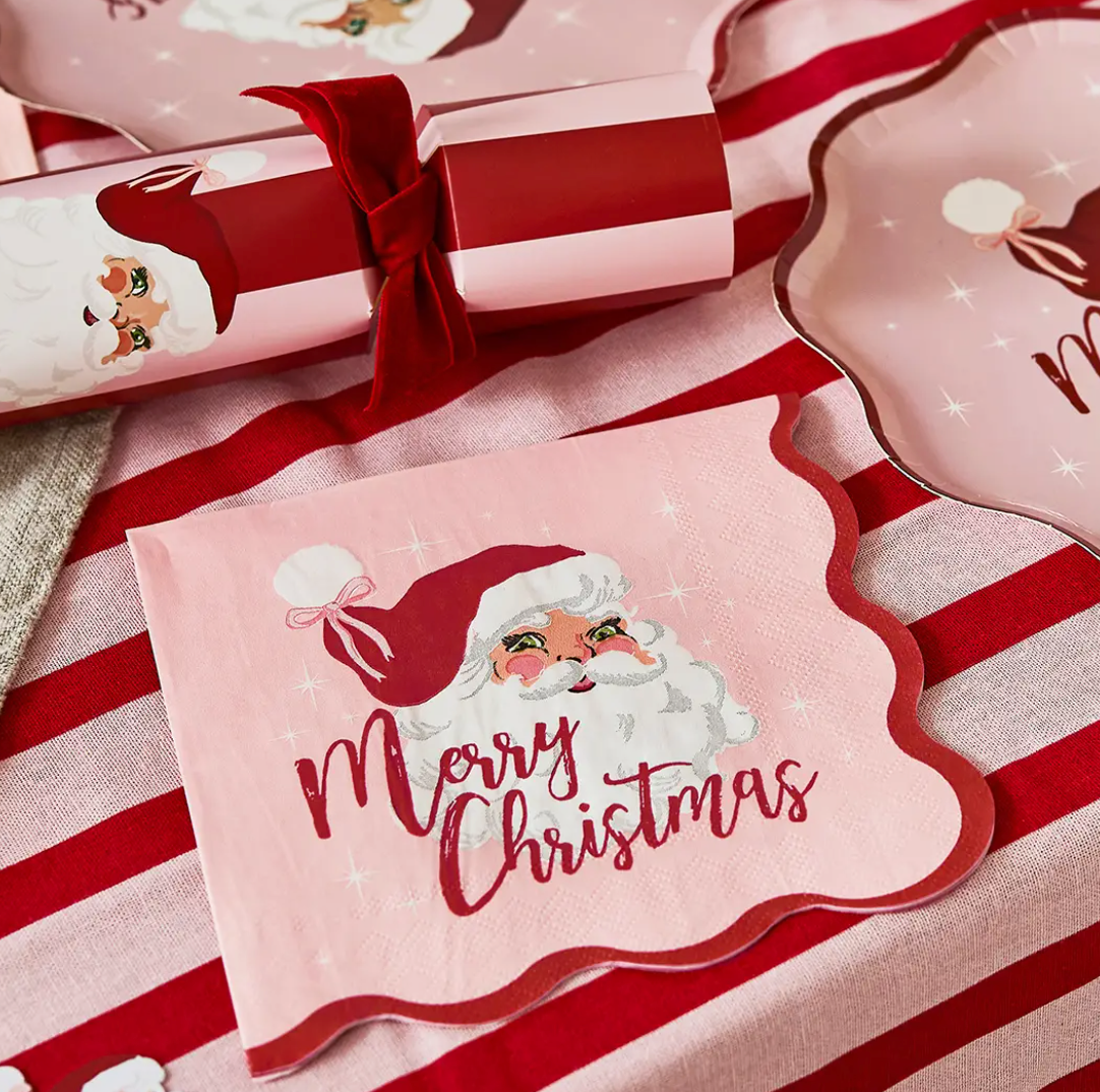 Serviettes papier Noël Vintage - Lot de 16