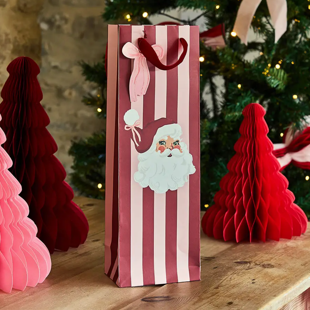 Sac à bouteille - Noël Vintage