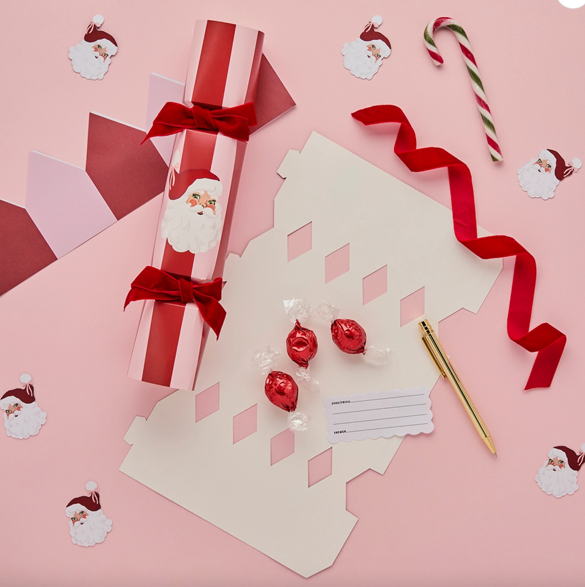 Crackers de Noël vintage - Faire soi même - Lot de 6