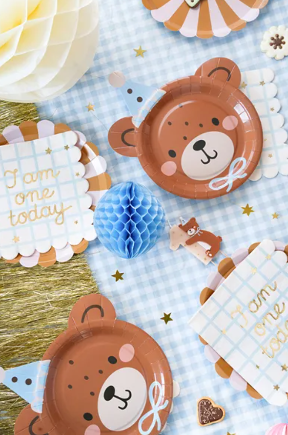 Serviettes de table "I am one today"