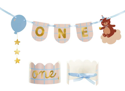 Guirlande chaise + couronne ourson