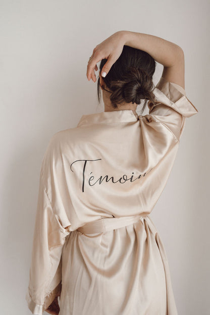 Kimono - Peignoir Personnalisé / Plusieurs coloris