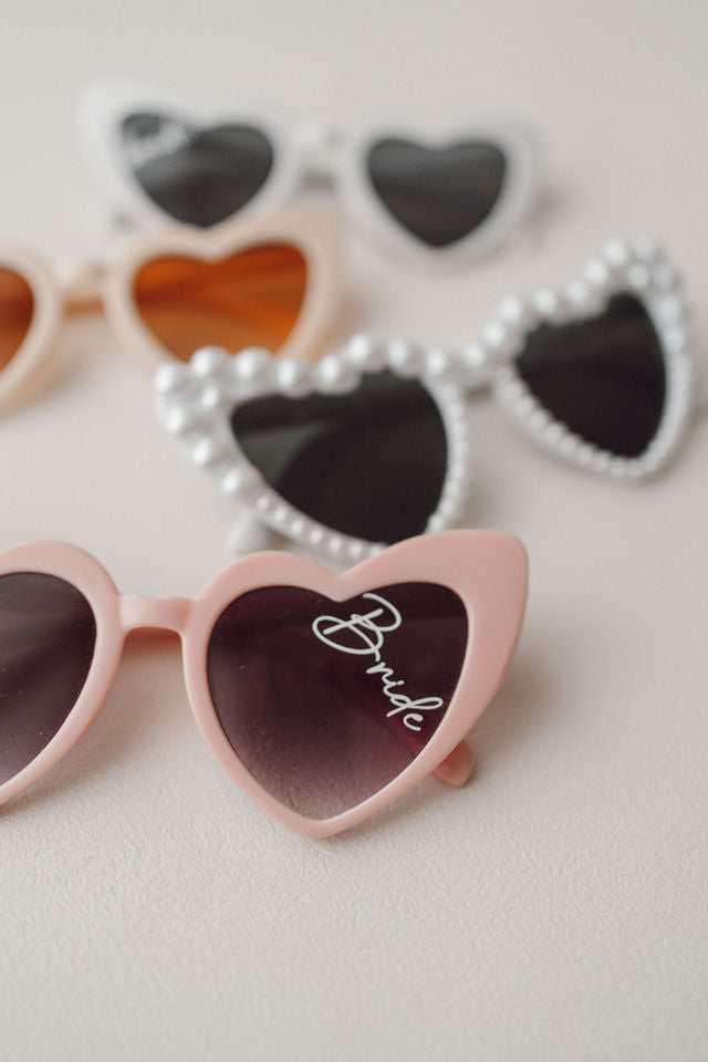 Lunette coeur (plusieurs couleurs) - A personnaliser