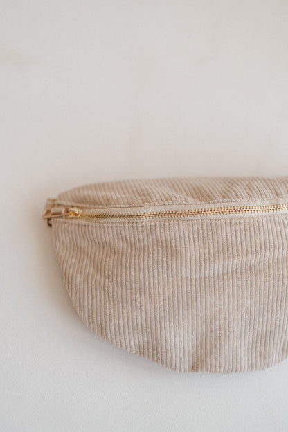 Sac banane velours côtelé