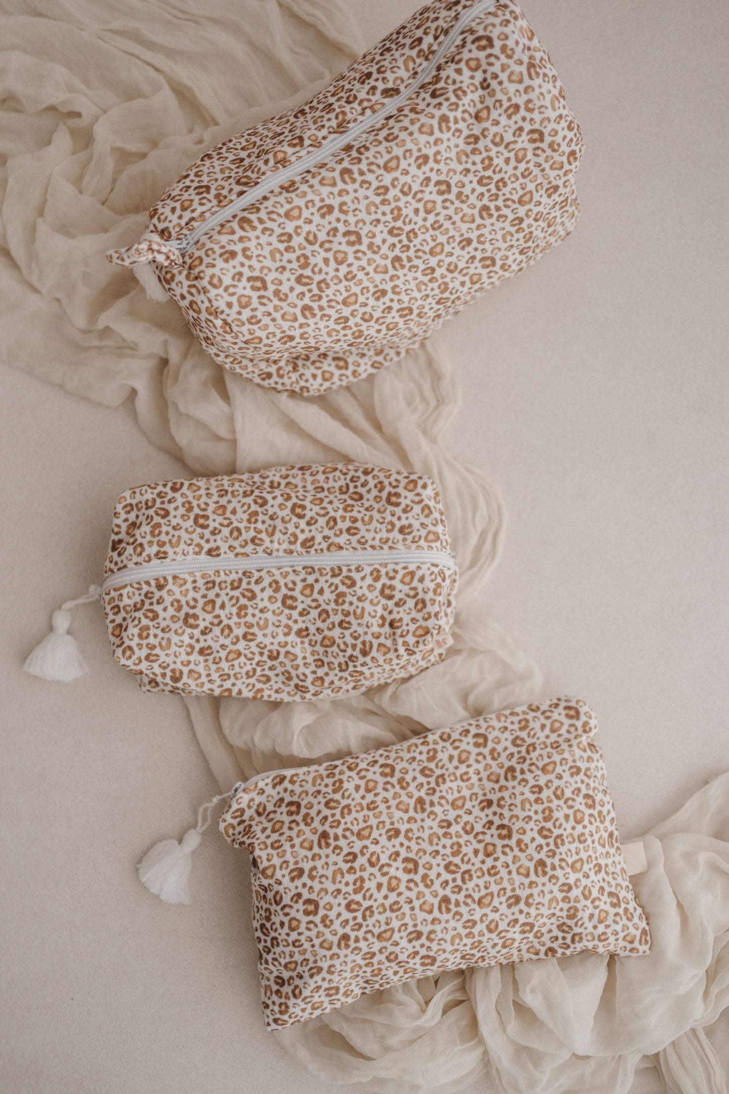 Trousse gaze de coton ou lin - 3 tailles disponibles