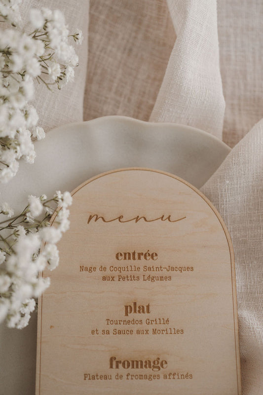 Menu - Bois