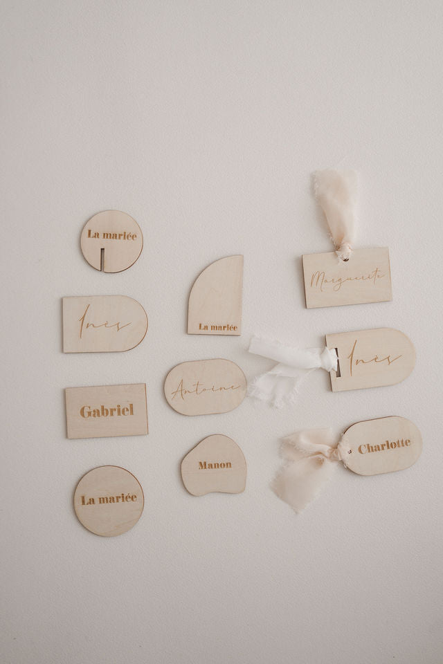 Marque place bois - NOMBREUSES FORMES DISPONIBLES