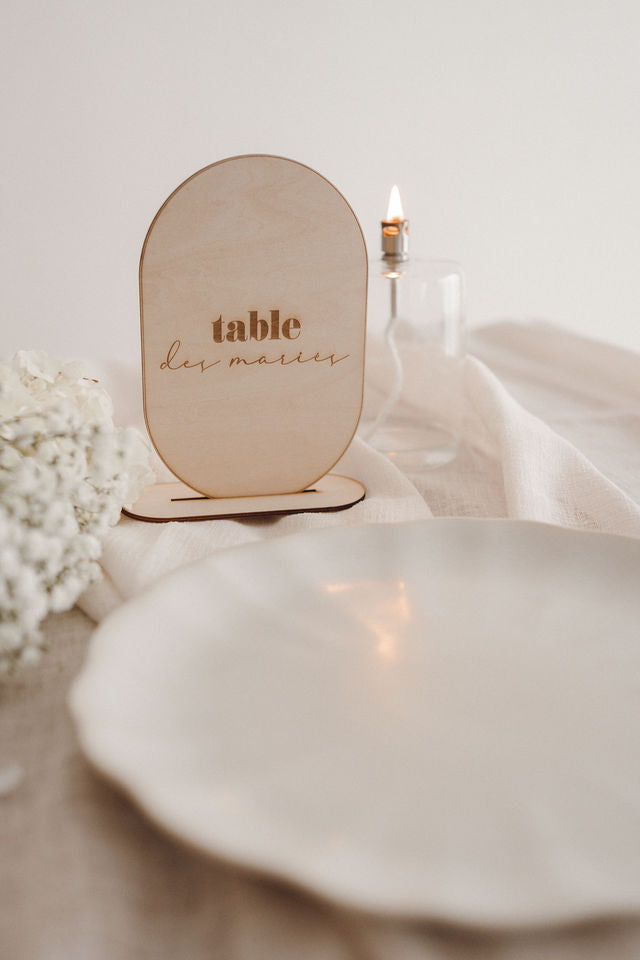 Noms/ numéro de table- Bois