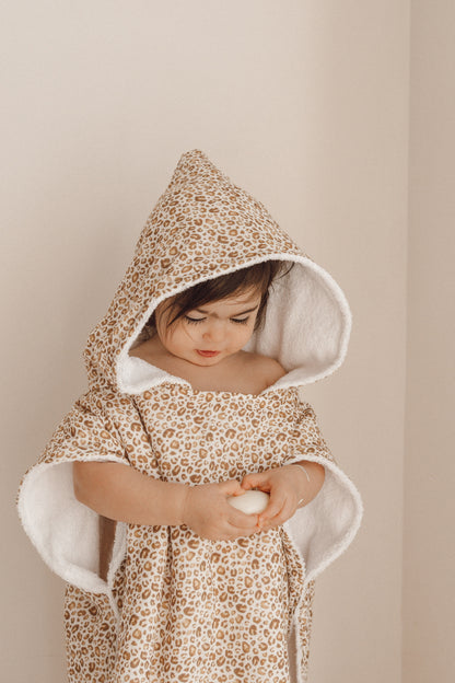 Poncho de bain en gaze