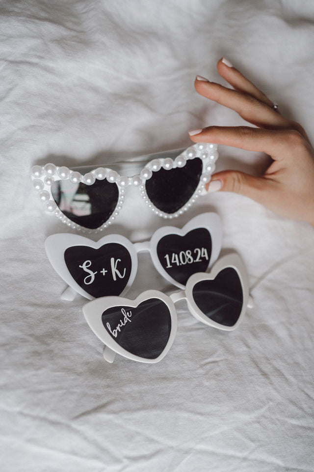 Lunette coeur (plusieurs couleurs) - A personnaliser
