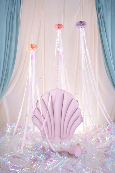 Décorations en papier de soie Méduse – multicolore – 15.5x157cm (lot de 3 pièces) – Atelier Romy
