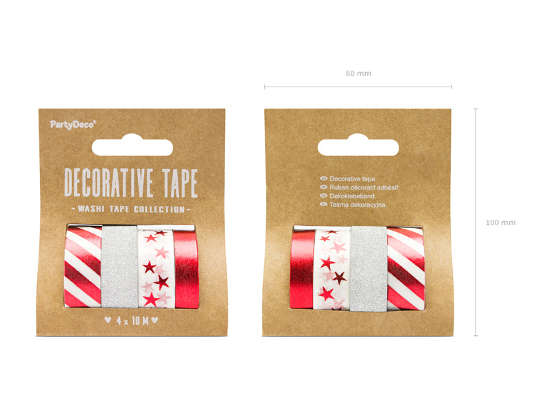 Ruban décoratif Assortiment – Lot de 4