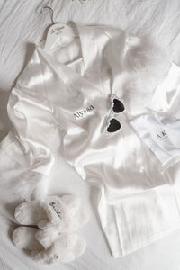 Kimono/ Peignoir plumes