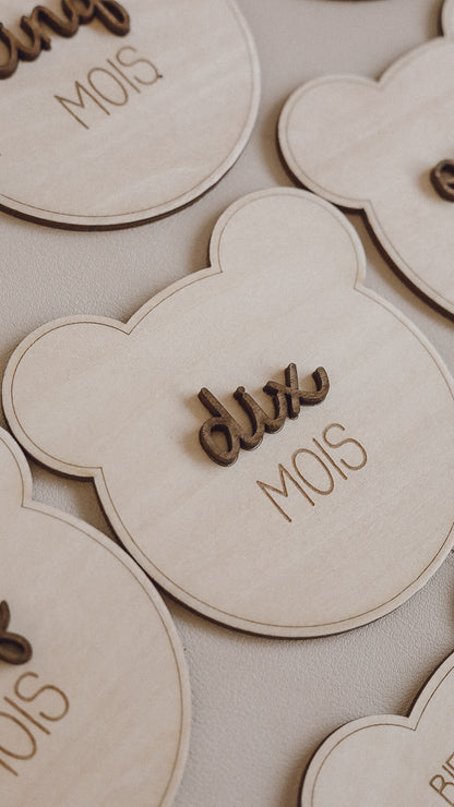 Carte Étape en bois - Plusieurs formes