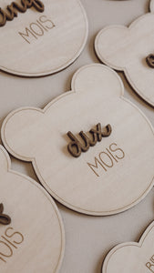 Carte Étape en bois - Plusieurs formes