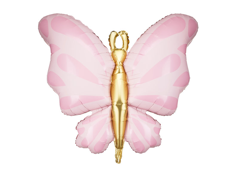 Ballon en aluminium Papillon, 69x69 cm, rose