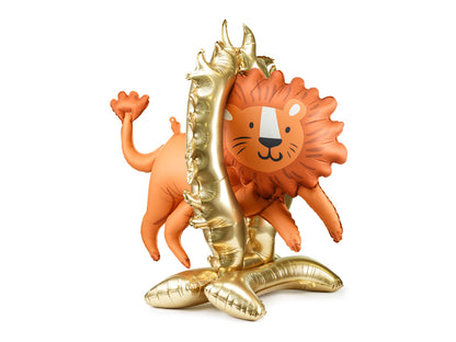 Ballon lion sur pied – Décoration Safari
