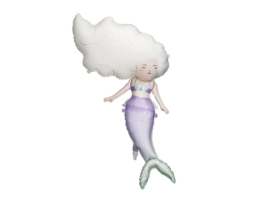 Ballon en aluminium Sirène – 67x110 cm – multicolore – Atelier Romy