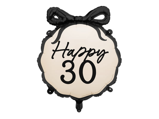 Ballon alu Happy 30, 47.5x45 cm, multicolore