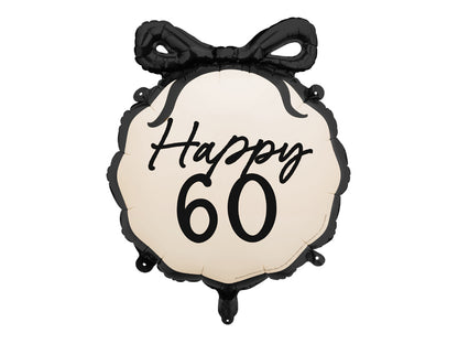 Ballon alu Happy 60, 47.5x45 cm, multicolore