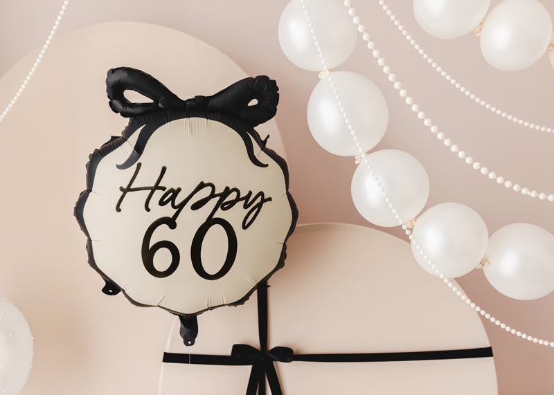 Ballon alu Happy 60, 47.5x45 cm, multicolore