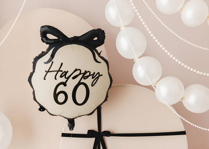 Ballon alu Happy 60, 47.5x45 cm, multicolore