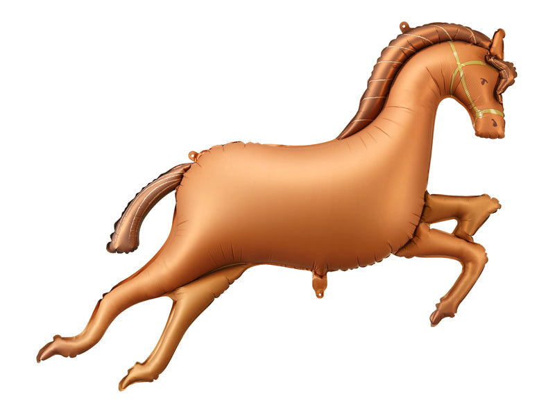 Ballon aluminium cheval, 125x100cm, multicolore