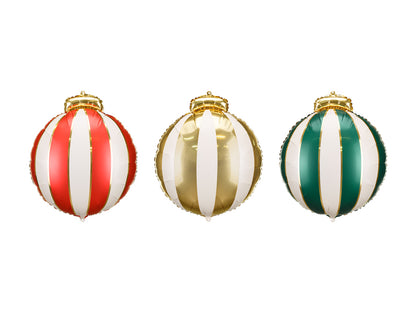 Lot de ballons en aluminium Boules, 42x46 cm, mélange (lot de 3 pièces)