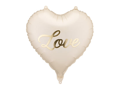 Ballon aluminium cœur ''Love'', 45 cm, assorti