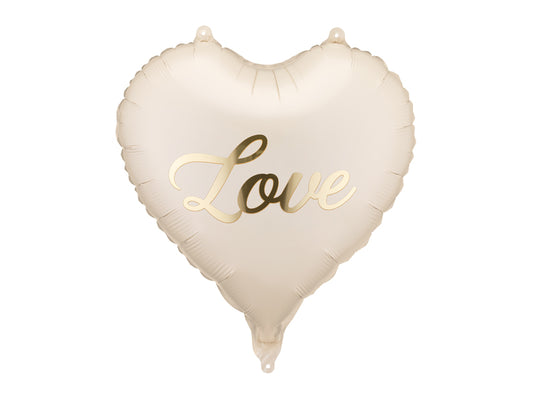 Ballon aluminium cœur ''Love'', 45 cm, assorti