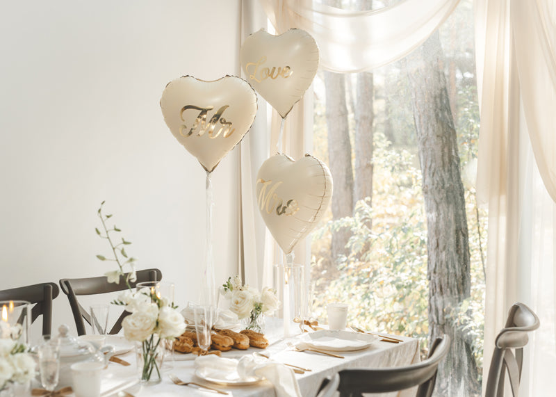 Ballon aluminium cœur ''Love'', 45 cm, assorti