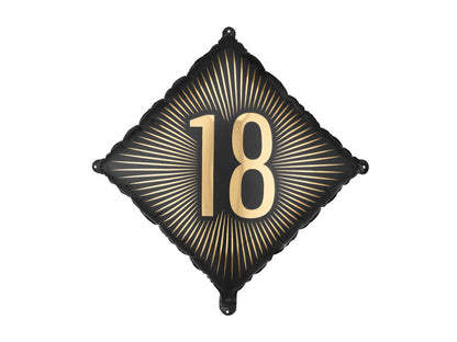 Ballon alu 18, 46x46 cm, assortiment