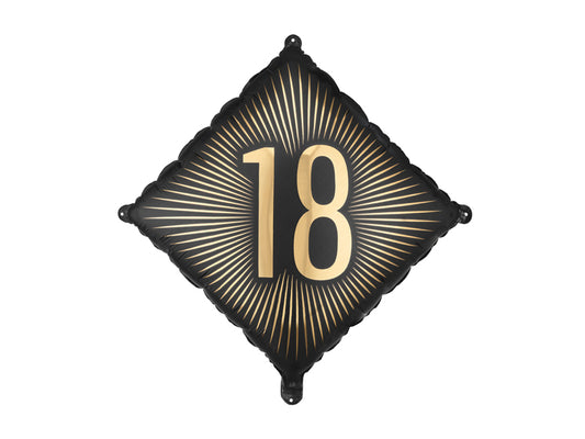 Ballon alu 18, 46x46 cm, assortiment