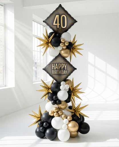 Ballon alu 40, 46x46 cm, assortiment