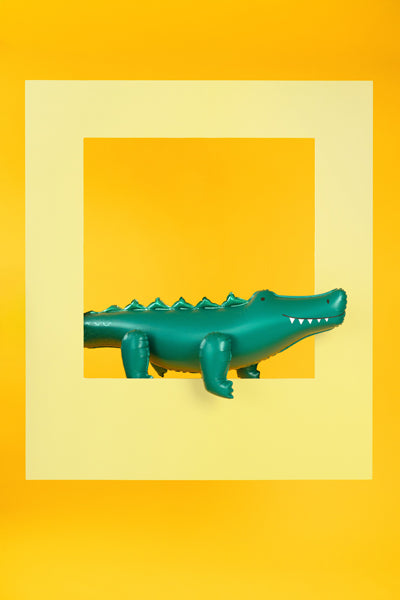 Ballon crocodile sur pied – Anniversaire Jungle