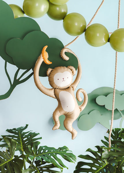 Ballon singe – Décoration anniversaire Jungle