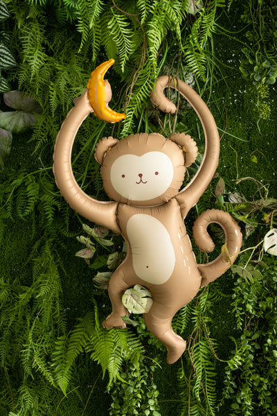 Ballon singe – Décoration anniversaire Jungle