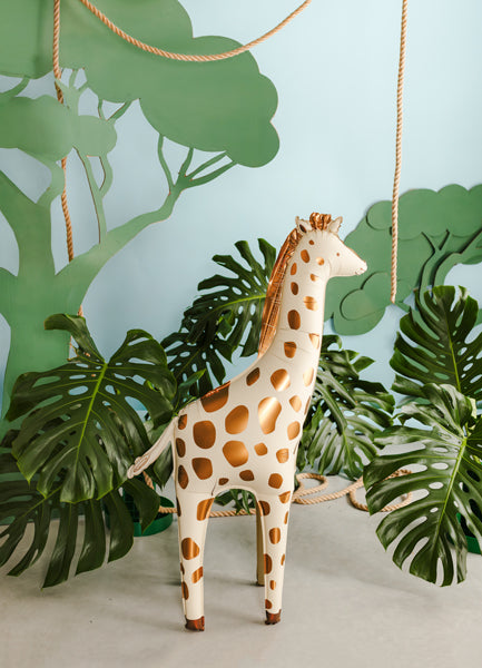 Ballon girafe sur pied – Anniversaire Safari